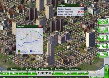 Снимок экрана SimCity Deluxe