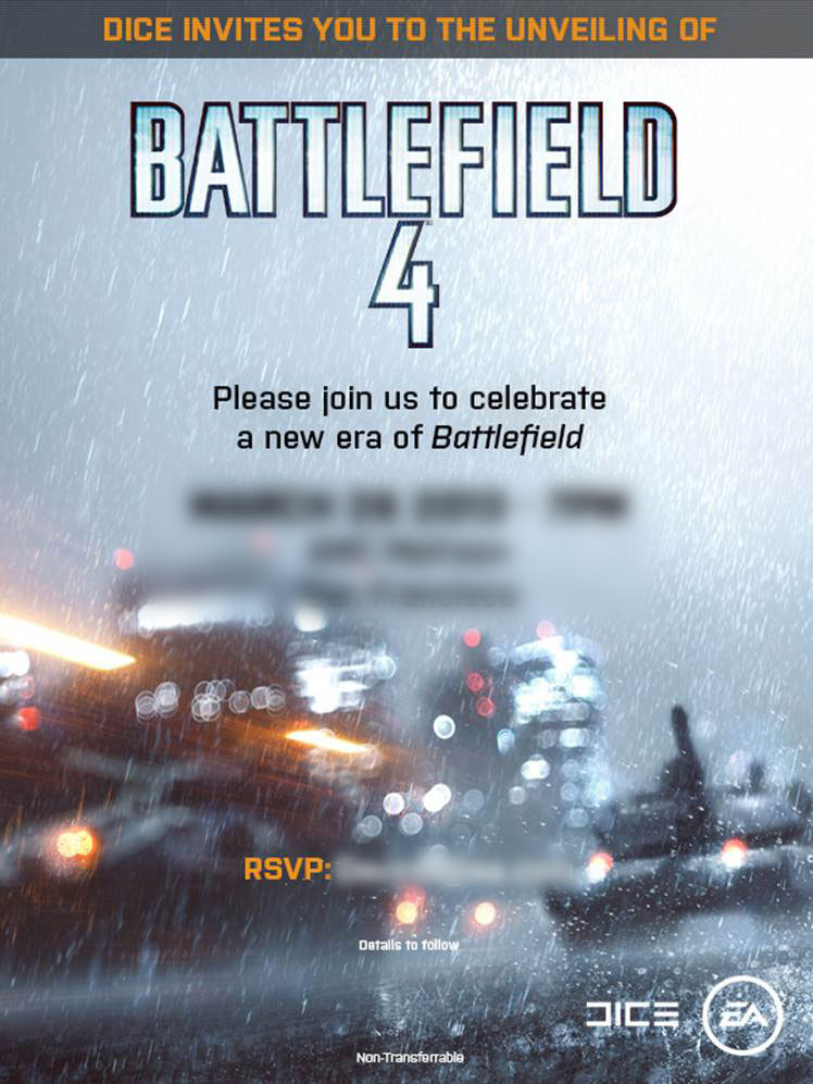 ЕА официально представит игру Battlefield 4 в середине мая