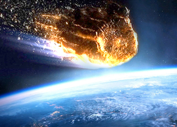 В небе пронесся гигантский метеорит на огромной скорости