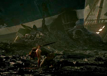 Тизер скриншот из первого трейлера Tomb Raider