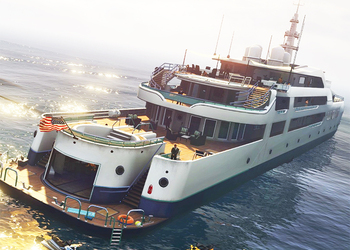 Компания Rockstar собирается добавить в GTA V гигантскую яхту-особняк