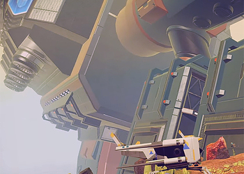 Игрок No Man's Sky посадил гигантский грузовой корабль на планету и сломал гравитацию