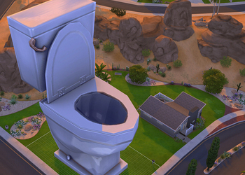 Гигантские туалеты заполонили игру The Sims 4