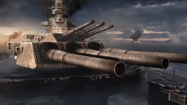 Эсминцы, крейсеры и линейные корабли поладили в бою в процессе шторма в новом видеоролике к игре World of Warships