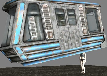 Метро в Fallout 3 приводили в движение неигровые персонажи с вагонами на головах