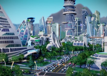 Новый ролик к игре SimCity демонстрирует города будущего в двух альтернативных вариациях