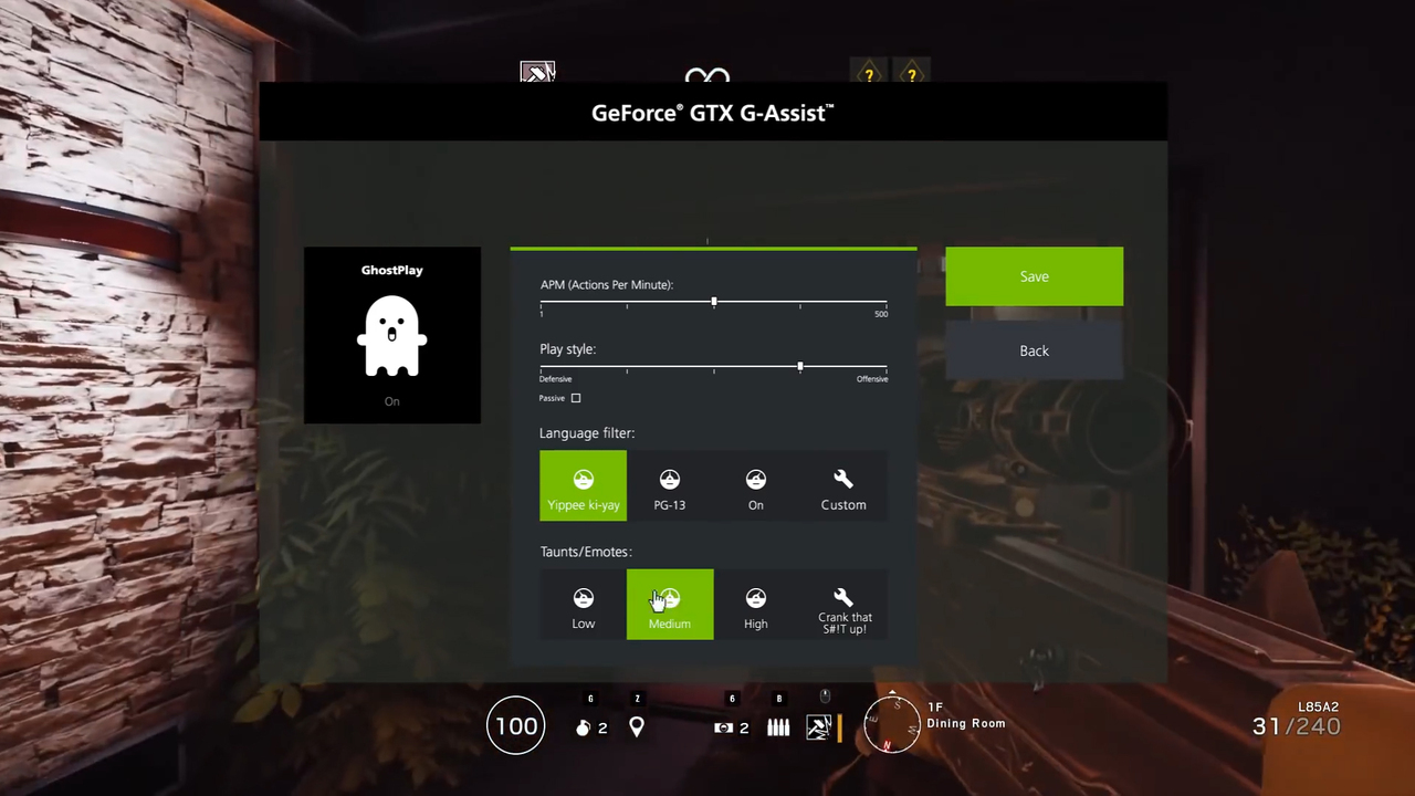  Nvidia      GeForce GTX G-Assist      
