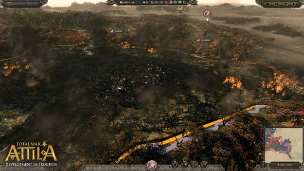 Total War: Attila будет игрой в жанре стратегии на состояние