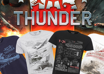 Игрокам подарят новый танк при покупке фирменных футболок по игре War Thunder