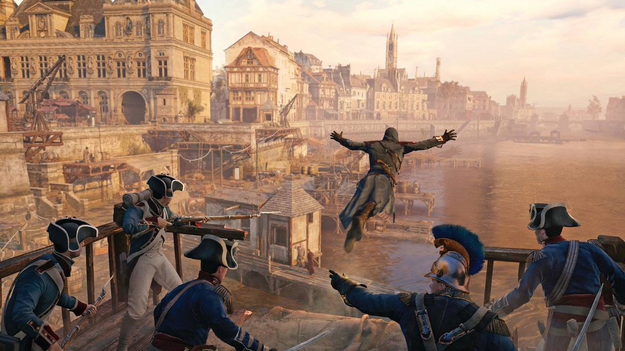 Создатели игры Assassin'с Creed: Unity взвесили и обработали любой шов и каждую складку одежды героев