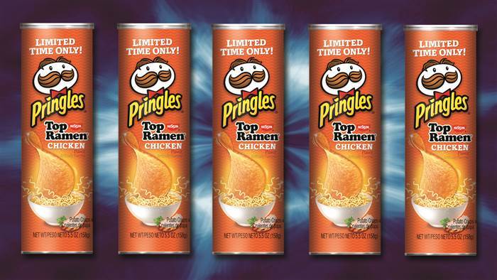  Компания Pringles выпустила чипсы со вкусом «Доширака» 