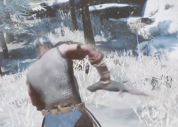 В новом геймплее Rune: Ragnarok главный герой откусил голову белке и съел