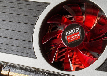 На фото видеокарта AMD Radeon