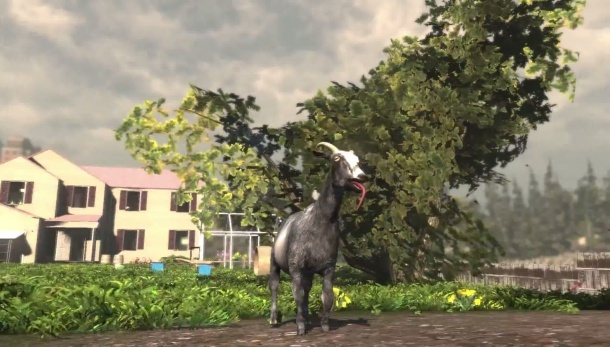 Симулятор козла, игру Goat Simulator официально выпустят осенью 2014 года