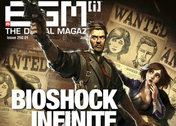 Обложка журнала EGM с главным героем BioShock Infinite