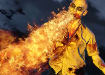 В игре GTA V обнаружили огнедышащего зомби