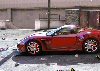 Создатели GTA V Redux показали сверхреалистичную графику с дымом, огнем, освещением и автомобилями