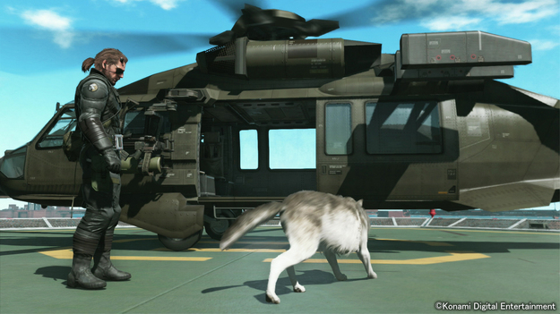 В игре Metal Gear Solid V: The Фантом Pain будет одноглазый волк