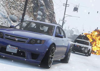 Моддеры вызвали снегопад в игре GTA V на PC