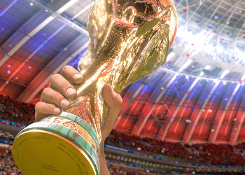 Роналду и Месси в Лужниках показали на первых кадрах игры FIFA 18 World Cup 2018 к Чемпионату мира по футболу в России
