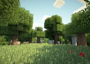 Снимок экрана Minecraft