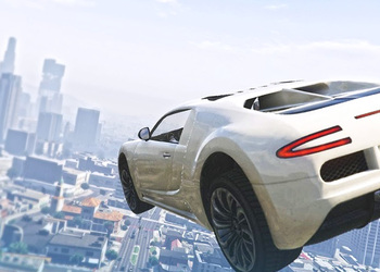 GTA 5 найден трюк, чтобы летать на машинах по карте