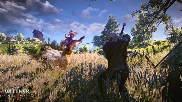 Охоту на Грифона показали создатели игры The Witcher 3: Wild Hunt на выставке Е3