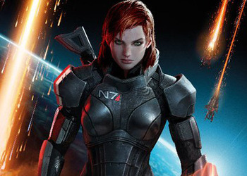 Концепт-арт мисс Шепард из Mass Effect 3