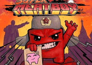 Бокс-арт Super Meat Boy