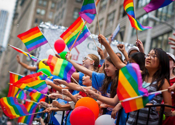 Фото с парада Pride Festival в Нью-Йорке