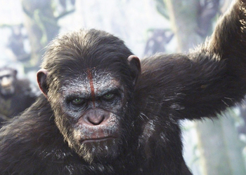 Кадр из фильма «Планета обезьян: Революция»