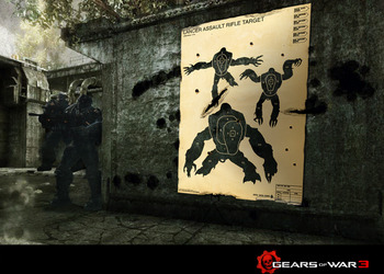 Microsoft подготовила постер для Gears of War 3 в качестве благодарности бета-тестерам