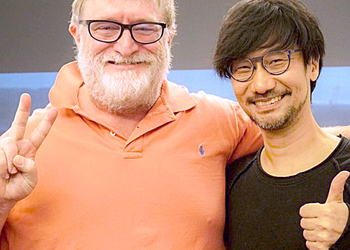 Гений Хидэо Кодзима встретился с основателем Valve и Steam