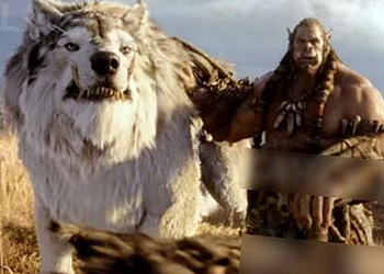 Фрагмент утекшего кадра из фильма Warcraft