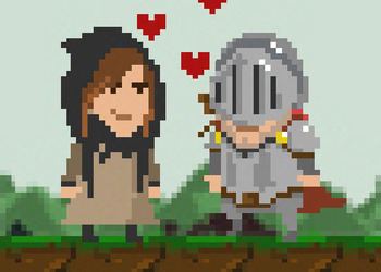 Американских художник сделал предложение, разработав игру Knight Man: A Quest for Love