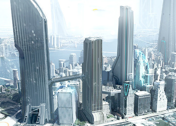 В самой реалистичной игре Star Citizen показали процедурно генерируемые инопланетные города огромных размеров