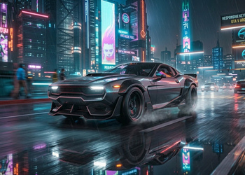 Cyberpunk 2077 вождение в стиле GTA 5 появилось в игре