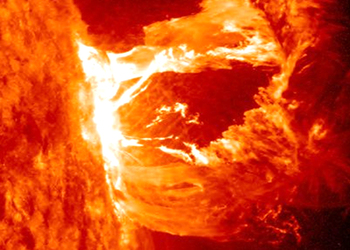 На Солнце произошел гигантский мощнейший взрыв