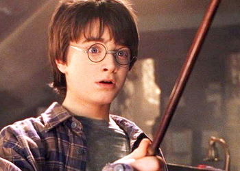 Кадр из фильма  «Гарри Поттер»