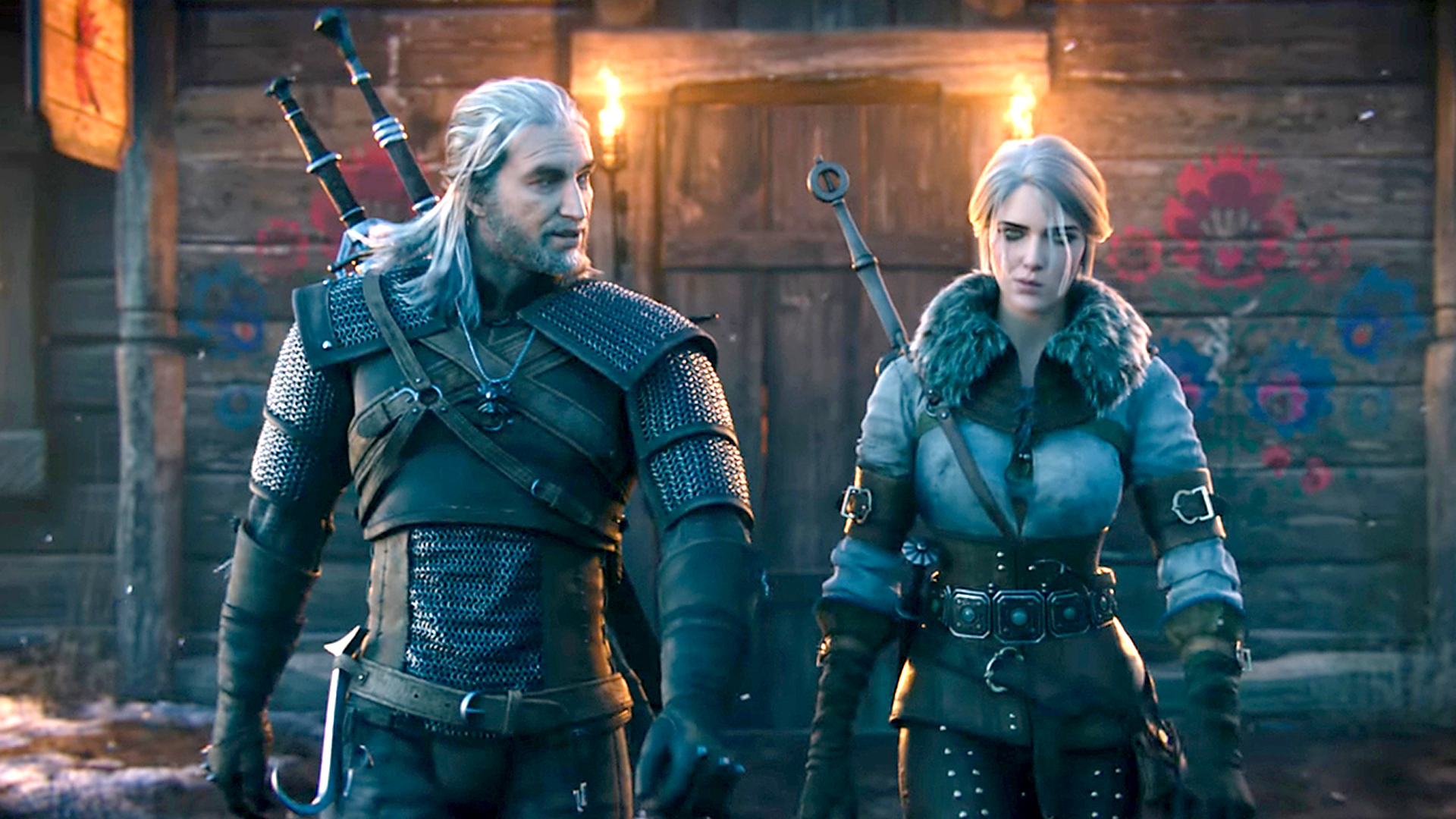The witcher 3 geralt and ciri фото 17