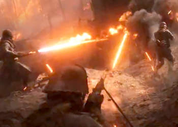 Жестокий бой в горящем лесу показали в трейлере первого дополнения Battlefield 1
