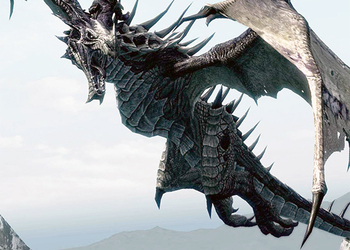 В The Elder Scrolls V: Skyrim обнаружили великана, летающего на драконе