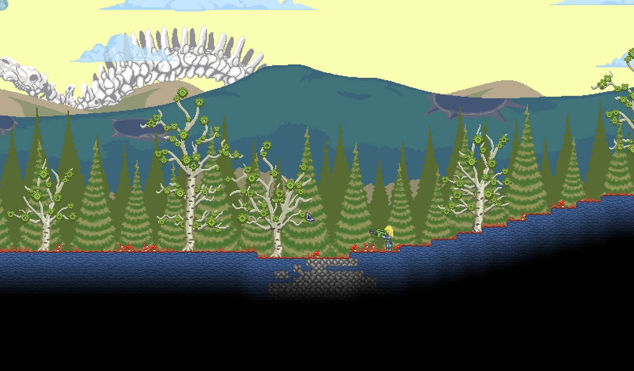 Terraria forest background фото 113