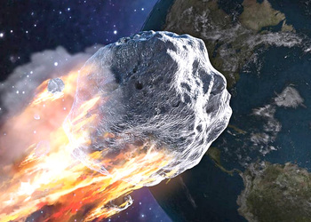 Гигантский новогодний астероид несется к Земле