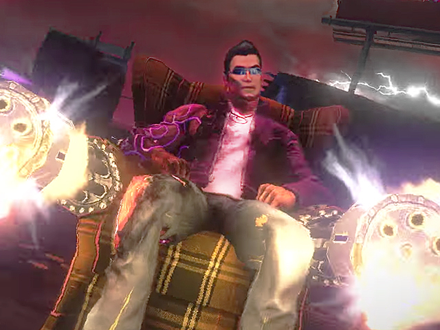 Saints row get out of hell кресло