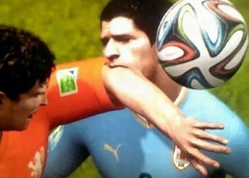 Кусающегося футболиста дисквалифицировали и в жизни и в игре FIFA 15