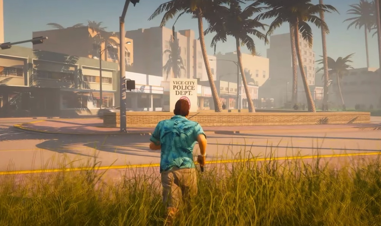 Вместо GTA 6 показали ремейк GTA: Vice City на новом движке.