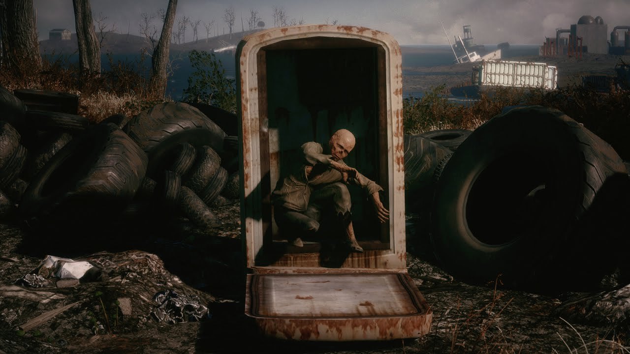 Fallout 4 мальчик в холодильнике на карте фото 5