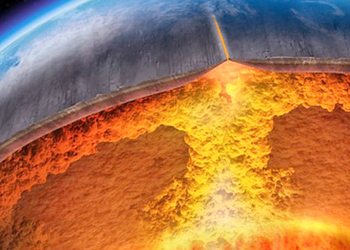 В ядре Земли обнаружено зарождение гигантского потока раскаленного металла шириной 400 километров