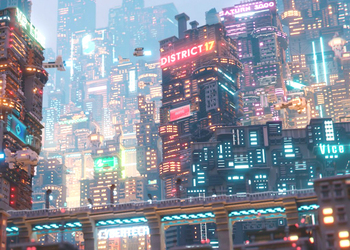 Город Cyberpunk 2077 показали в Minecraft и взорвали интернет